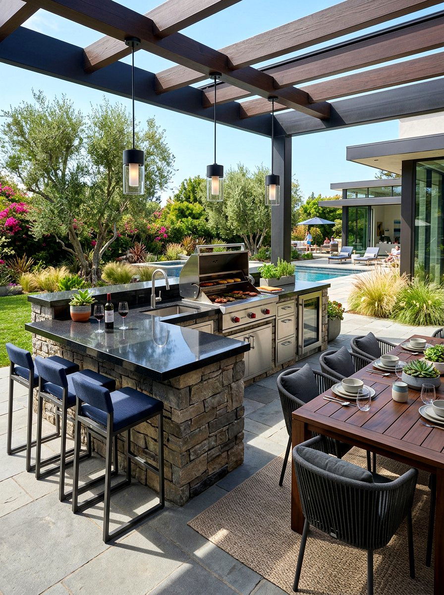 Outdoor Kitchen - 30 resort patio ideas