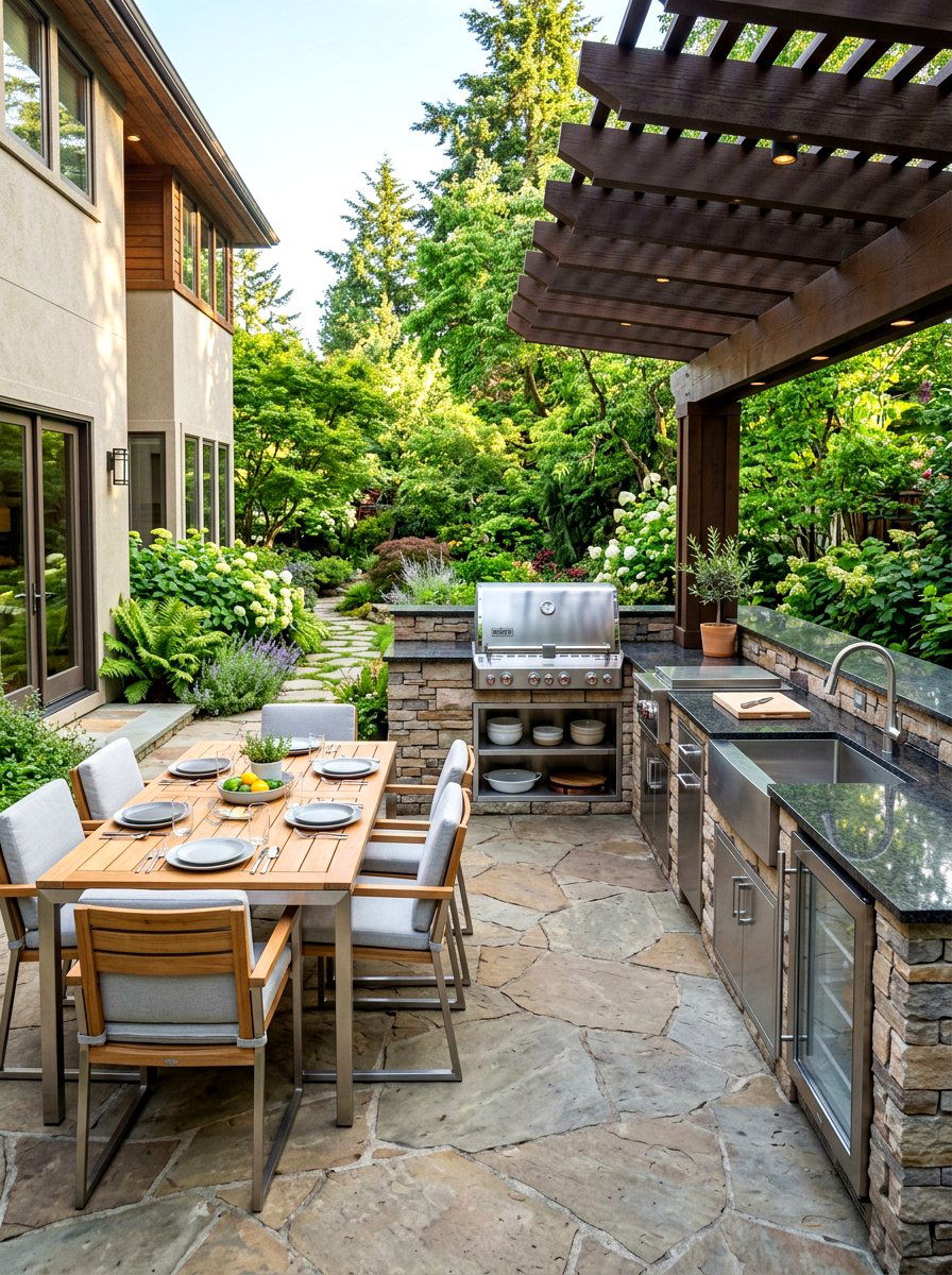 Outdoor Kitchen - 30 entertainer backyard ideas