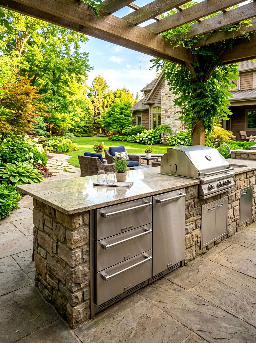 Outdoor Kitchen Cold Storage - 30 beverage drawer ideas