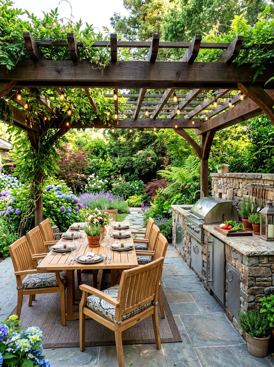 Outdoor Kitchen Dining Area - 30 kitchen dining area ideas