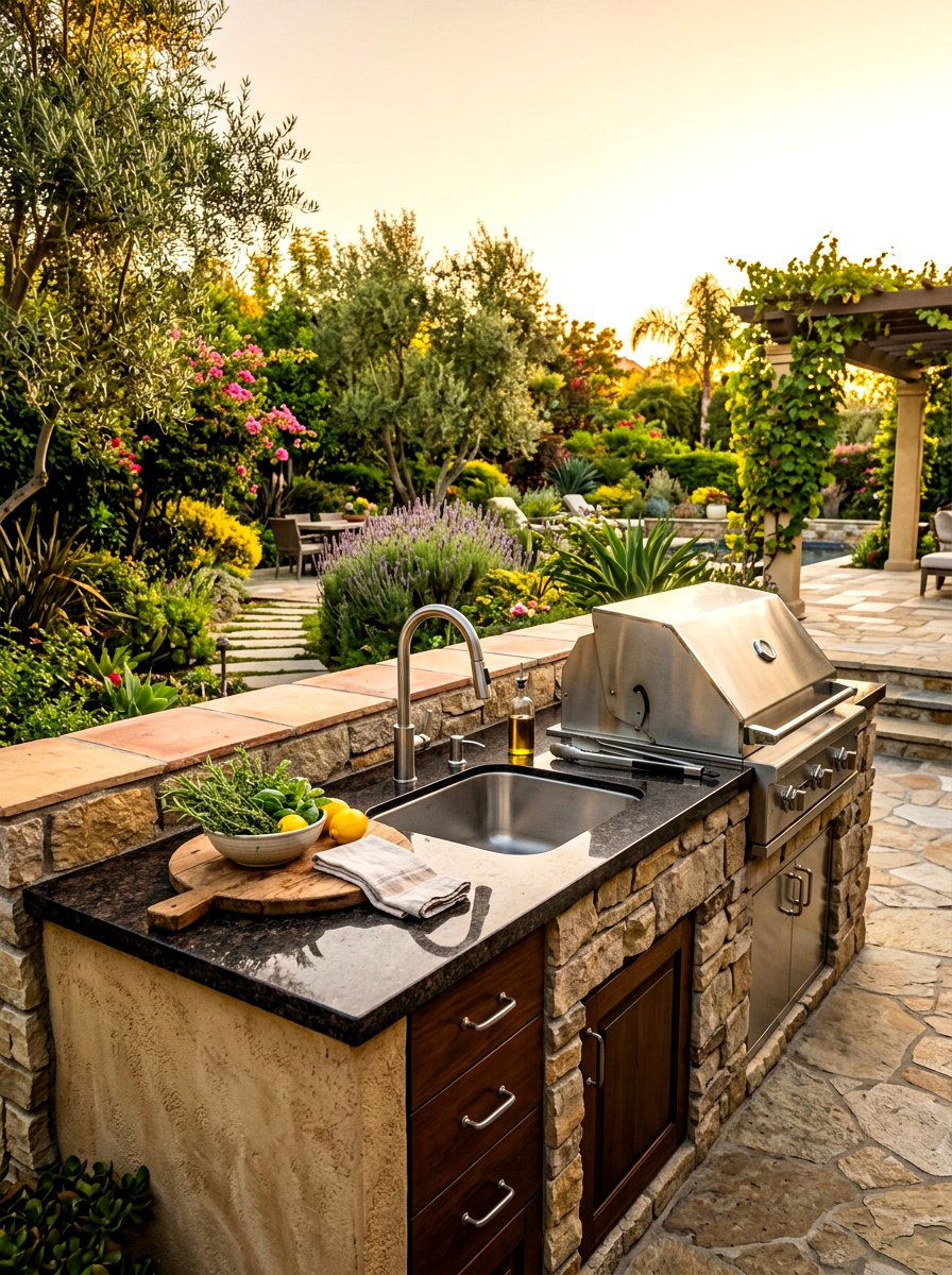 Outdoor Kitchen Prep Zone - 30 second prep space kitchen ideas