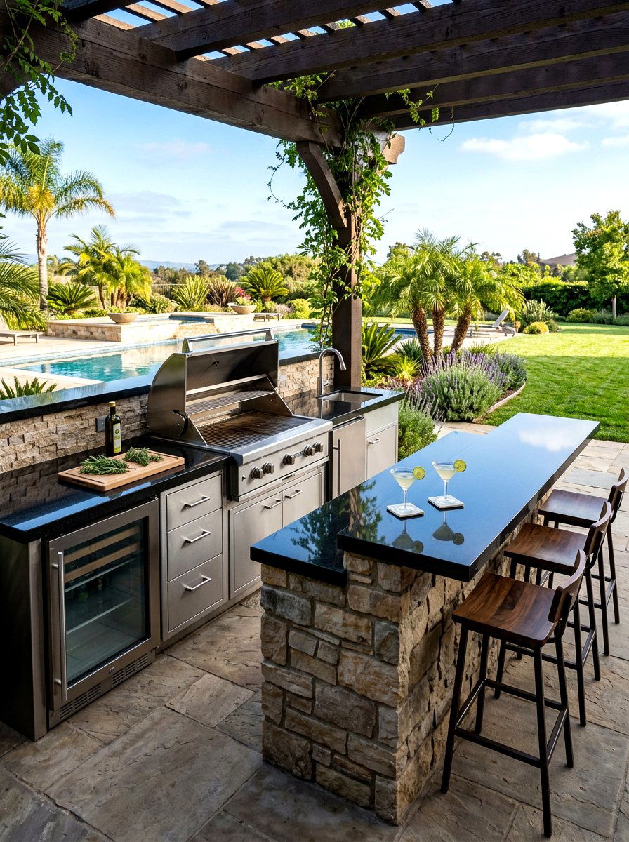 Outdoor Kitchen Station - 30 viral backyard ideas
