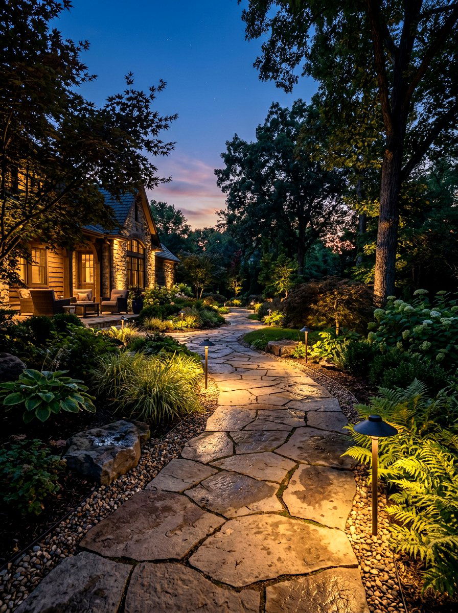 Outdoor Lighting For Walkways - 30 landscaping ideas