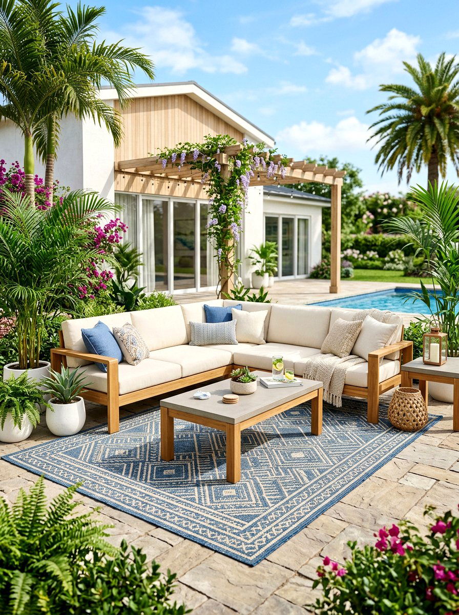 Outdoor Living Room Set - 30 indoor outdoor living ideas
