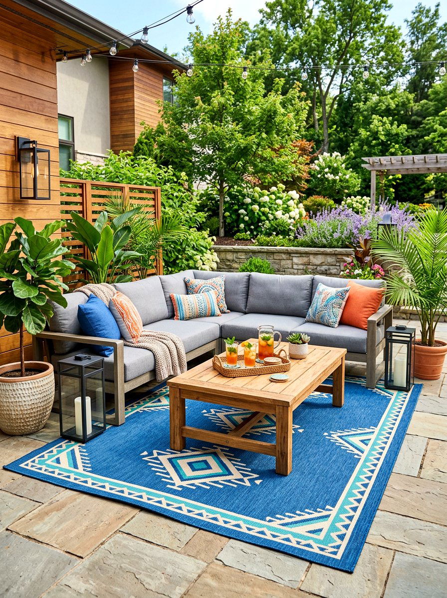 Outdoor Living Room - 30 backyard retreat ideas