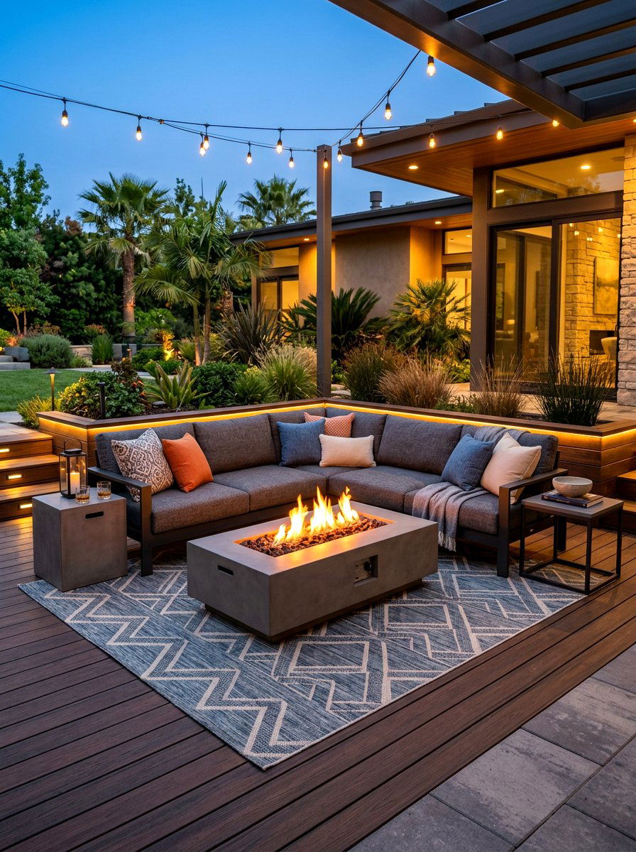 Outdoor Lounge - 30 garden decor ideas
