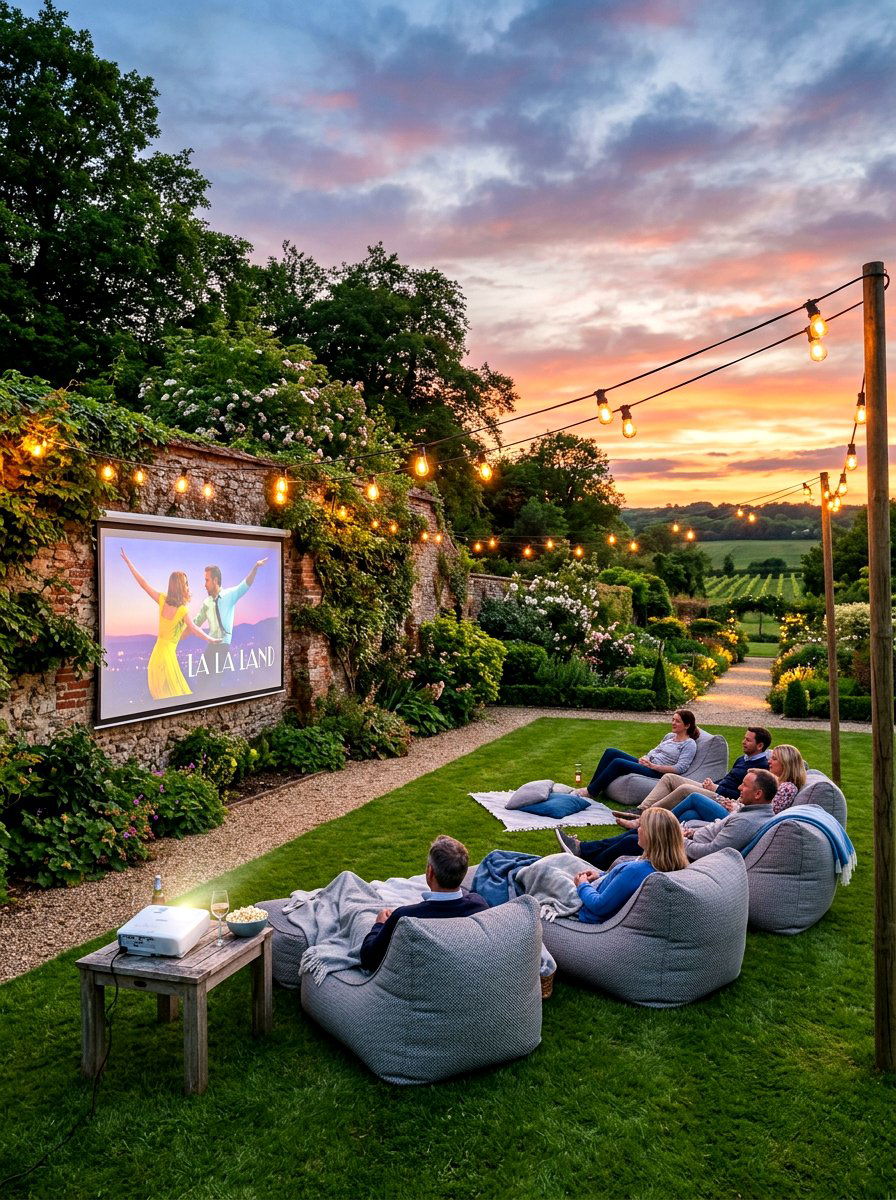 Outdoor Movie Theater - 30 backyard patio ideas