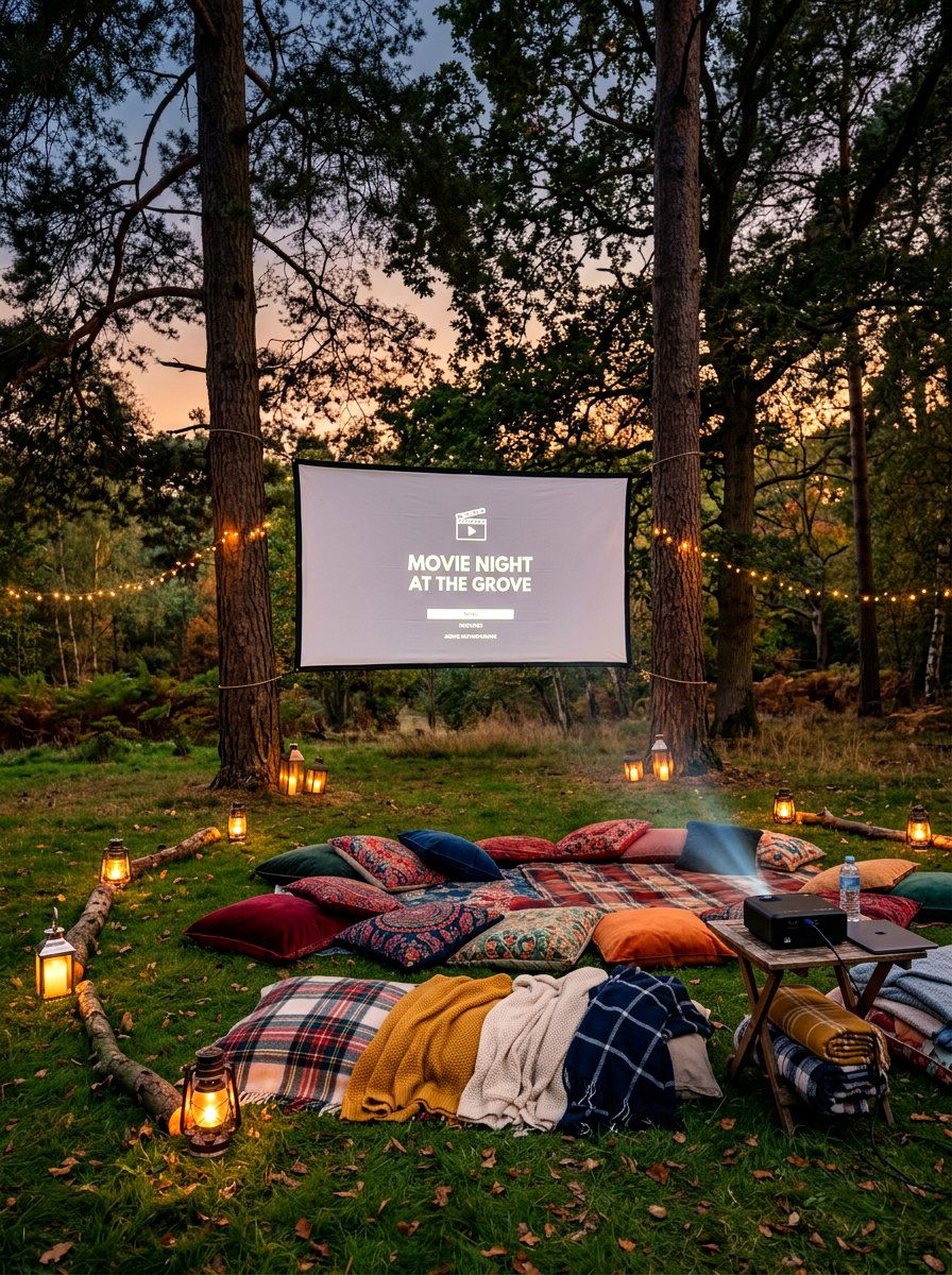 Outdoor Movie Theater - 30 backyard entertaining ideas