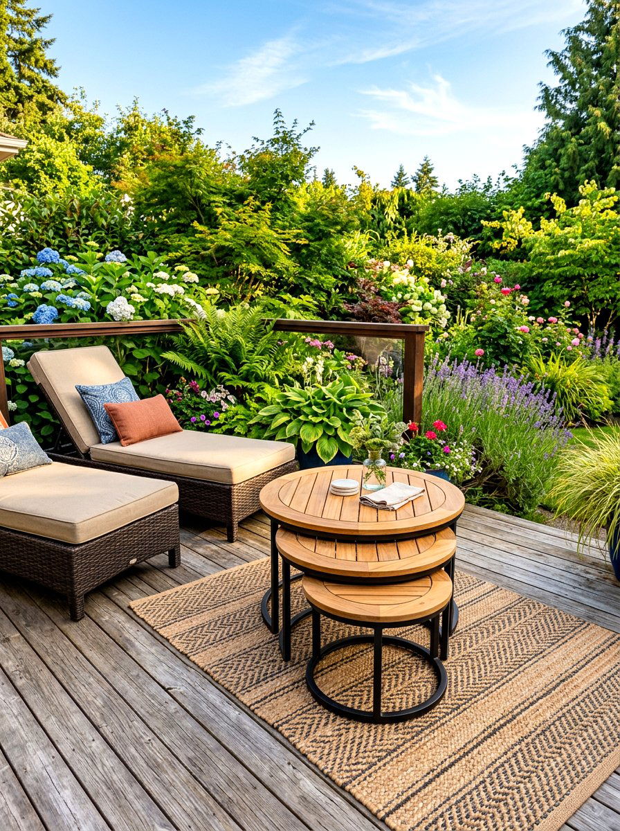 Outdoor Nesting Table - 30 nesting table ideas