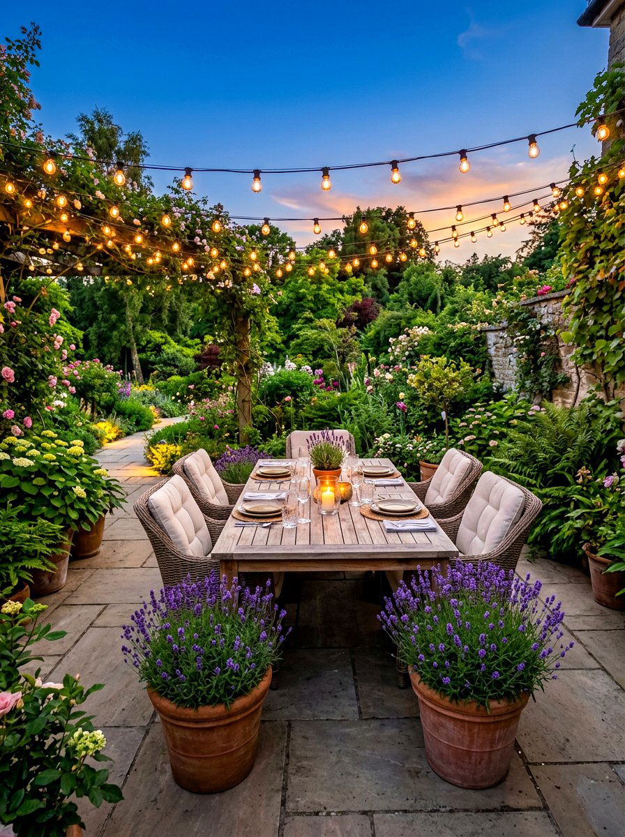 Outdoor Patio Dining Area - 30 supper club home ideas