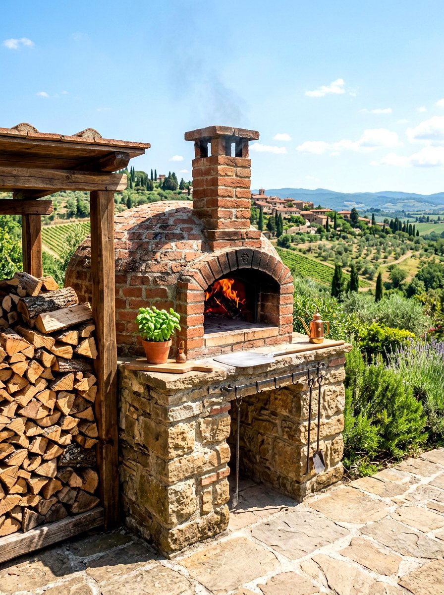 Outdoor Pizza Oven - 30 Pinterest backyard makeover ideas