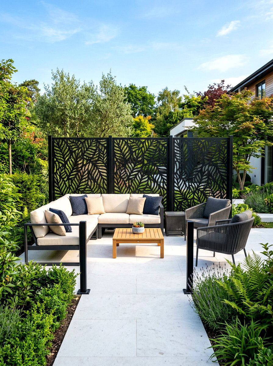 Outdoor Privacy Screen - 30 viral backyard ideas