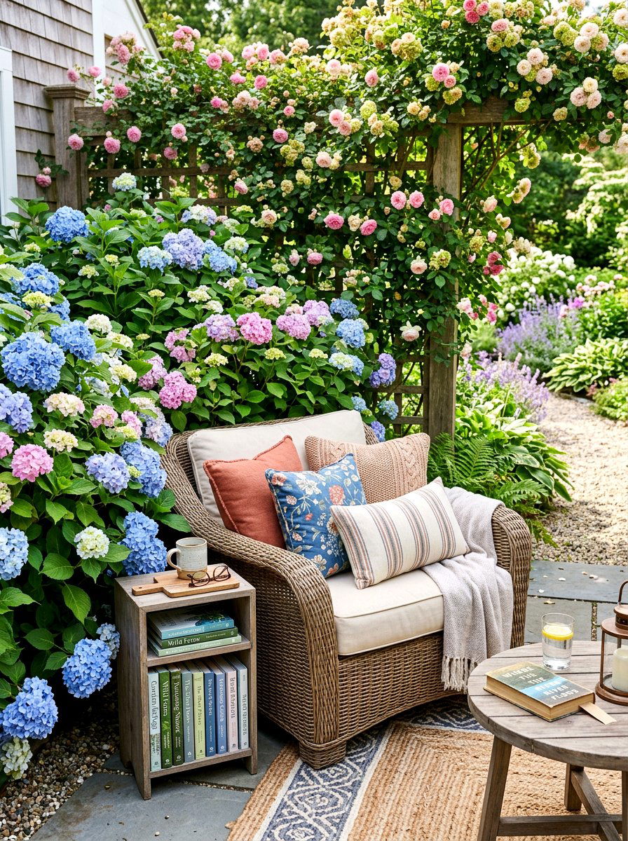 Outdoor Reading Nook - 30 backyard zoning layout ideas