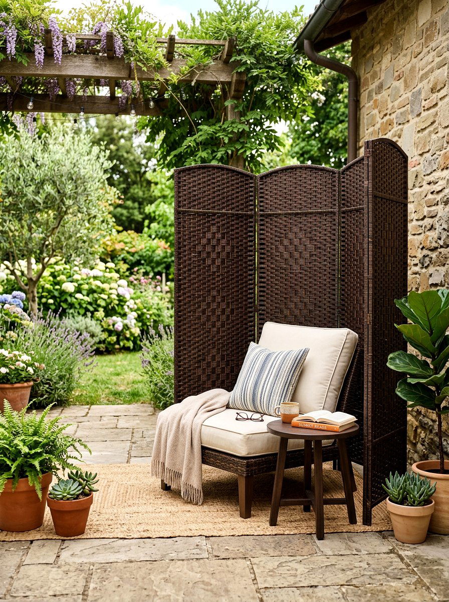 Outdoor Room Divider - 30 private patio screen ideas