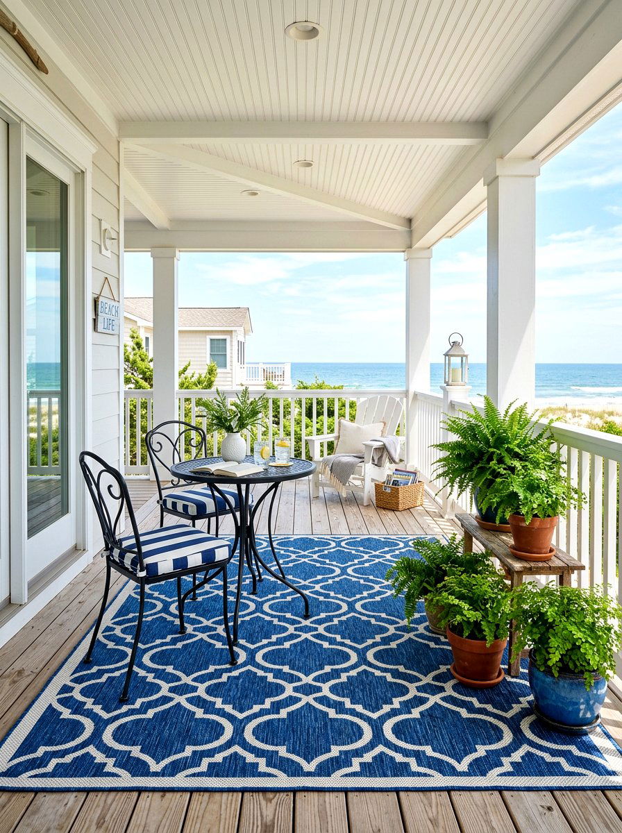 Outdoor Rugs - 30 curb appeal ideas for small homes