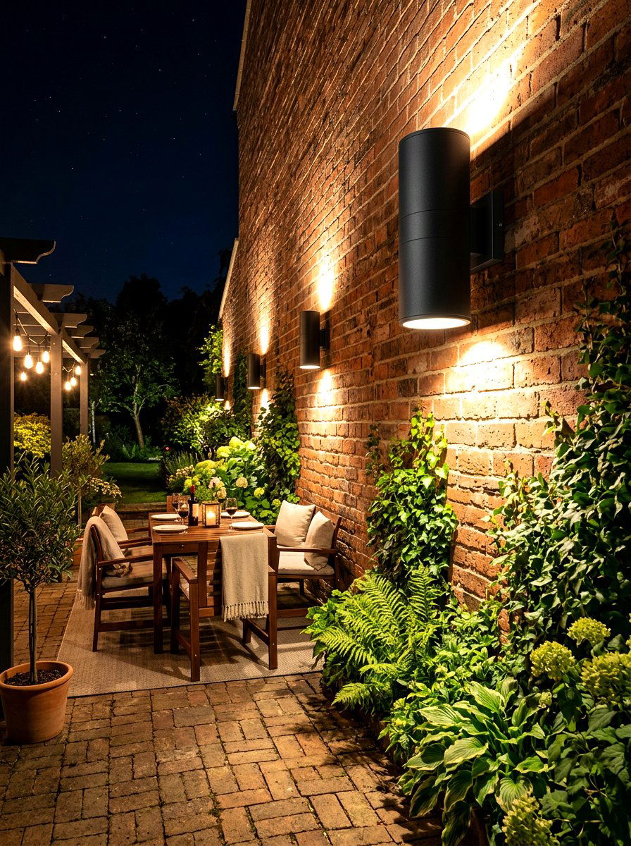 Outdoor Sconce Lighting - 30 patio accent wall ideas