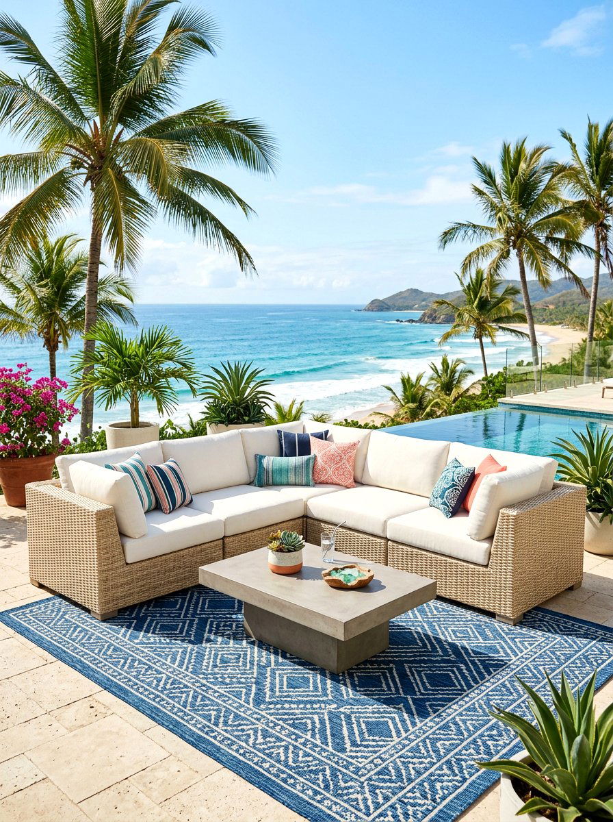 Outdoor Sectional Seating - 30 cozy patio ideas