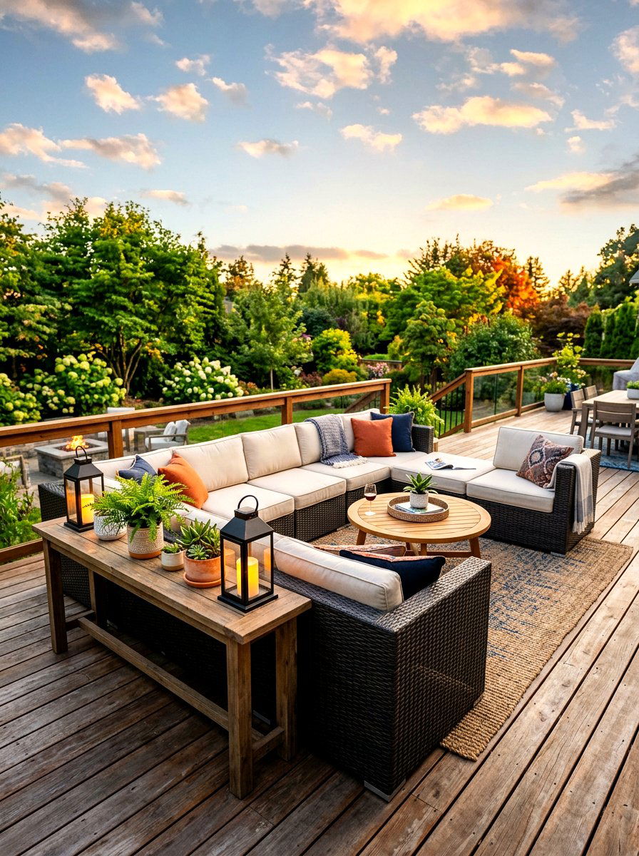 Outdoor Sectional Sofa Backing - 30 backyard divider ideas