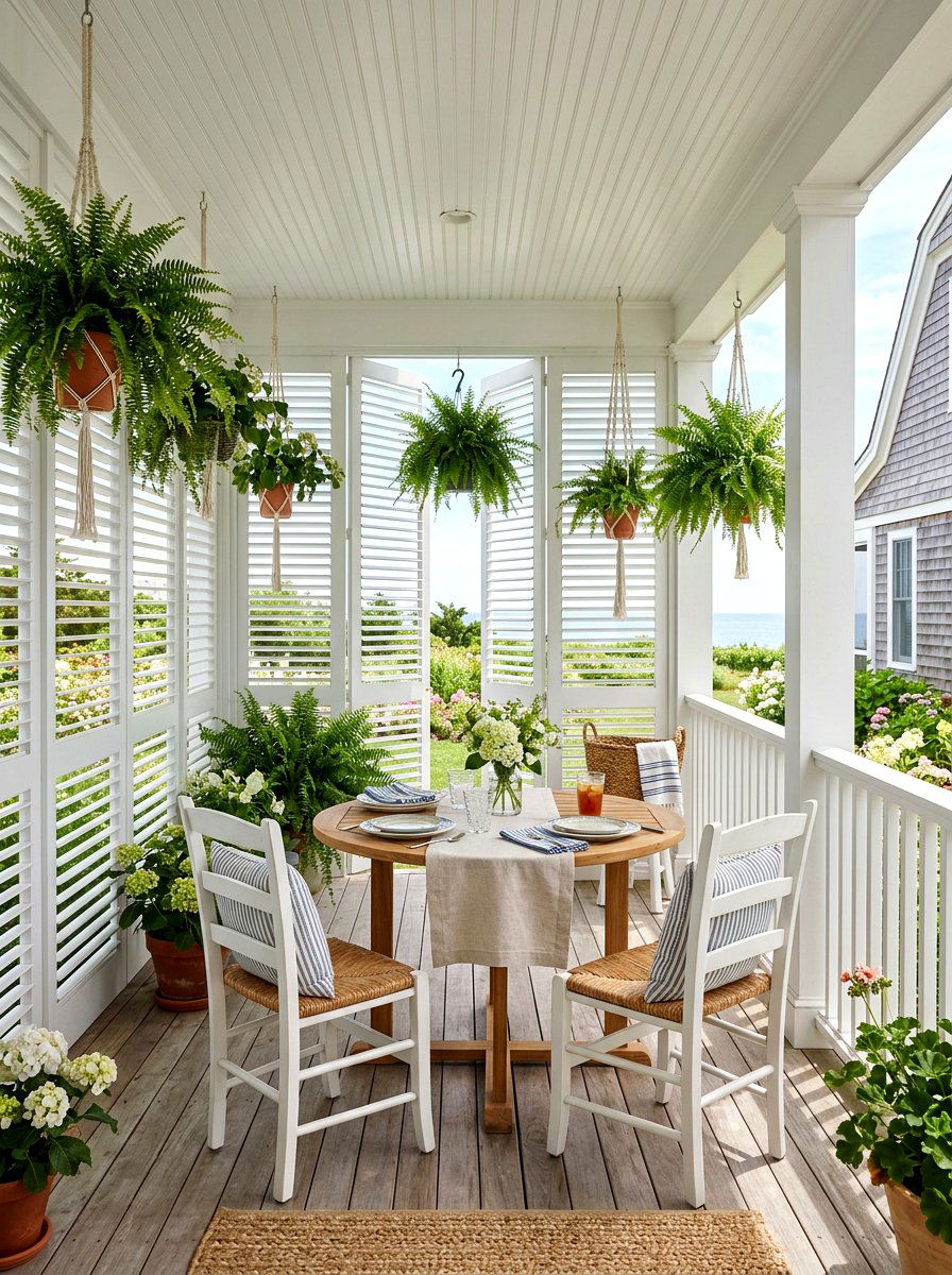 Outdoor Shutters - 30 patio privacy ideas