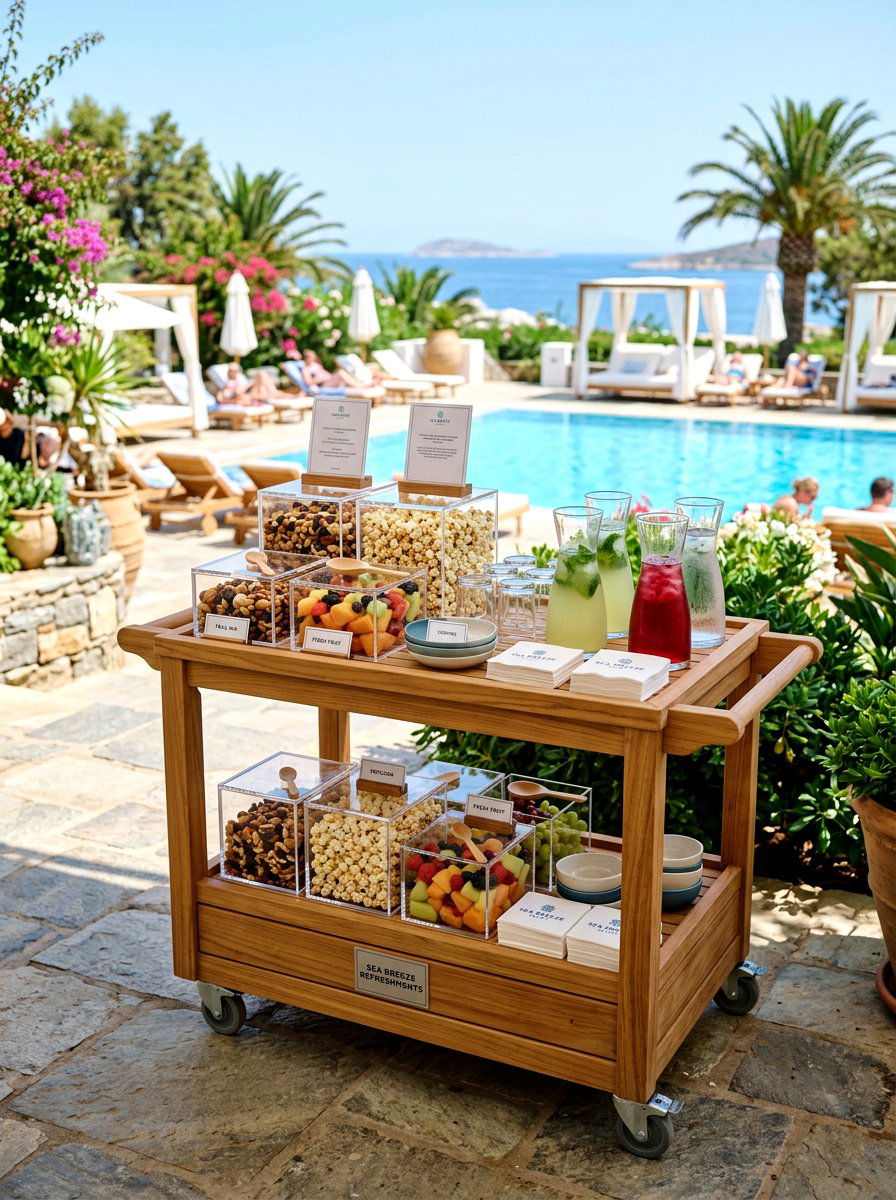 Outdoor Snack Station - 30 snack station ideas