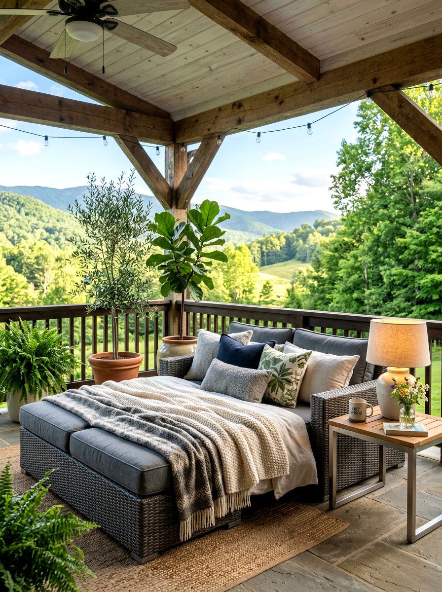 Outdoor Sofa Bed - 30 garden furniture ideas