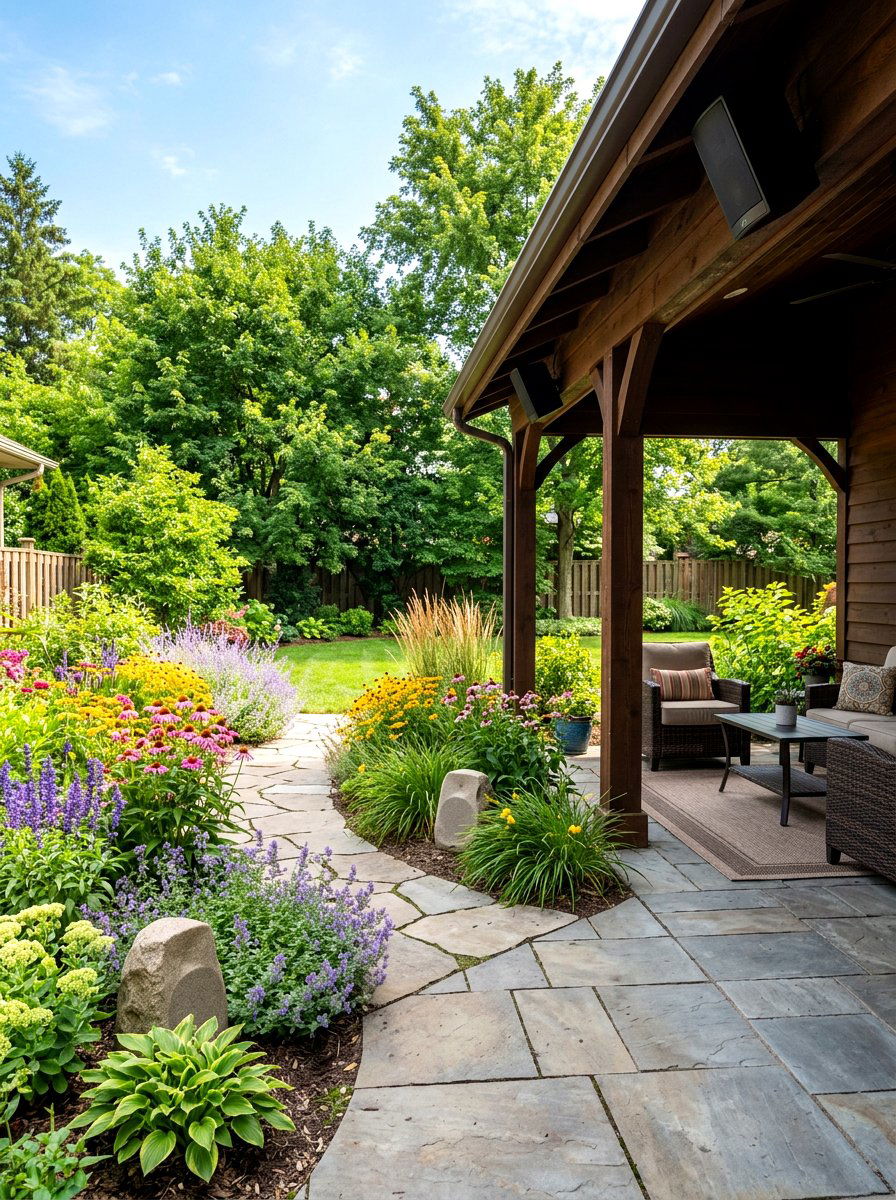 Outdoor Sound System - 30 entertainer backyard ideas