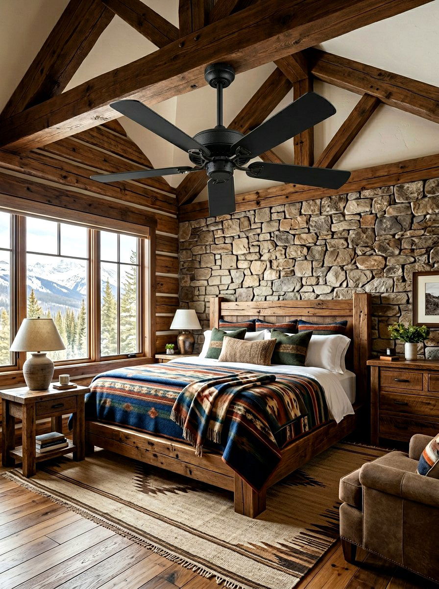 Outdoor Style Bedroom Fan - 30 bedroom ceiling fan ideas