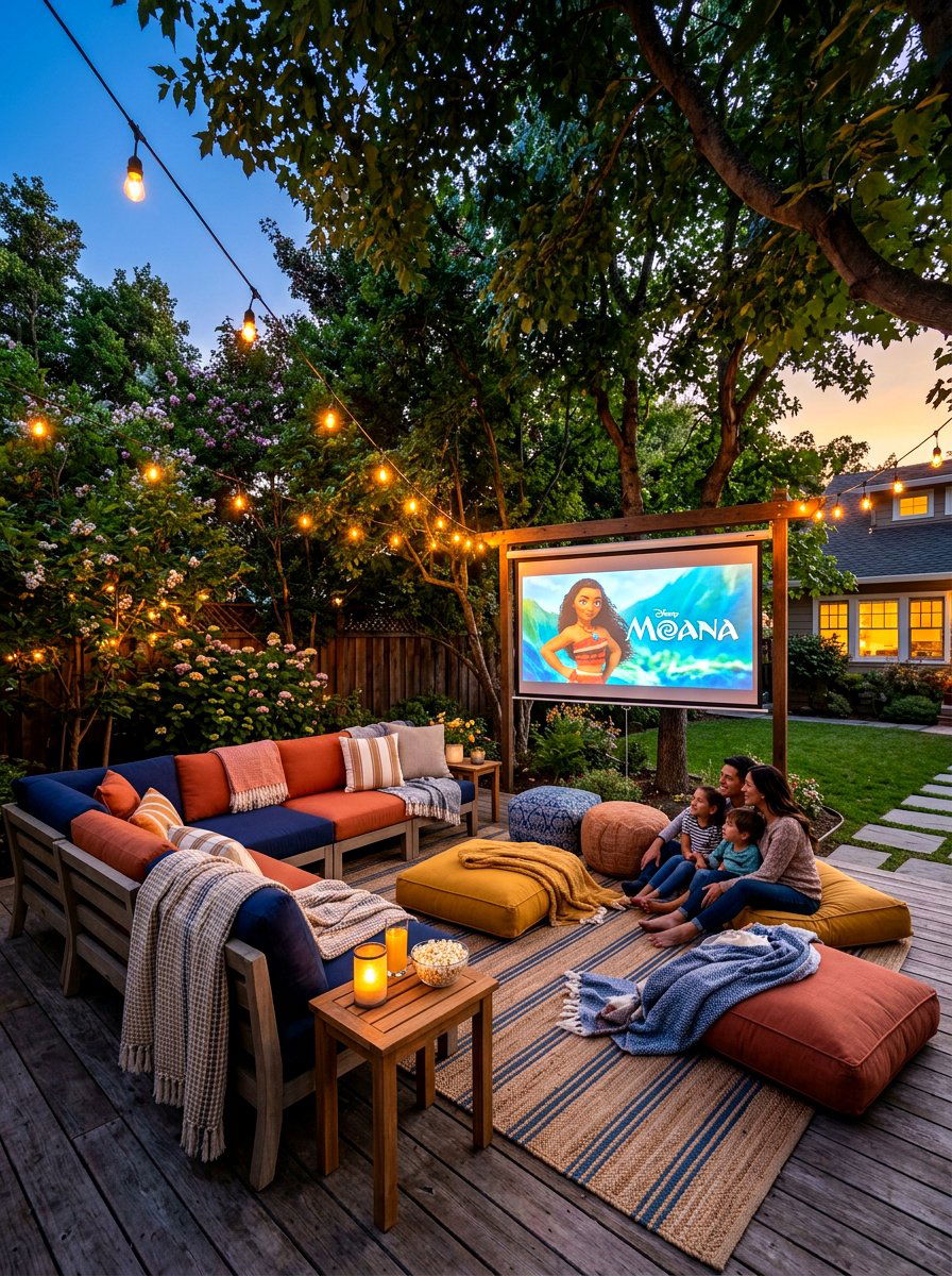 Outdoor Theater Seating - 30 outdoor furniture arrangement ideas