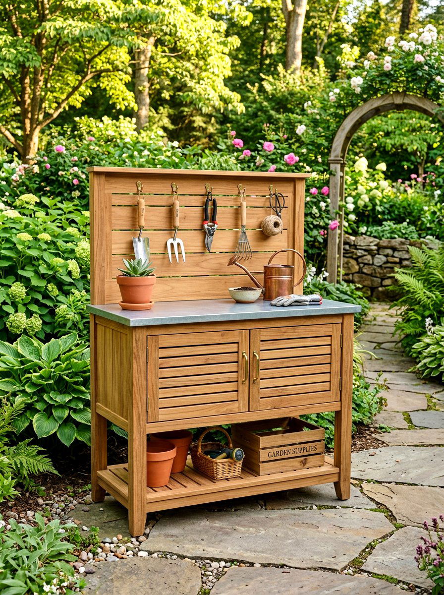Outdoor Utility Station - 30 small utility nook ideas