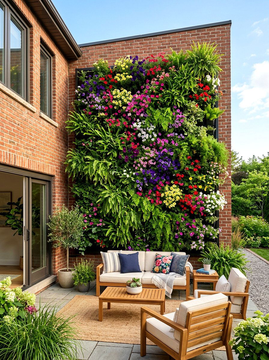 Outdoor Vertical Garden - 30 green wall ideas