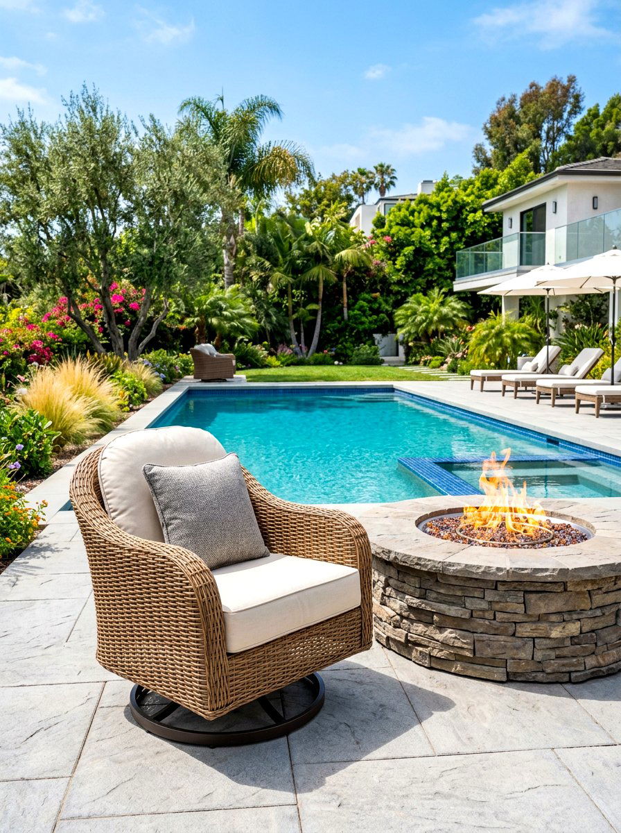 Outdoor Wicker Swivel Chair - 30 swivel chair ideas