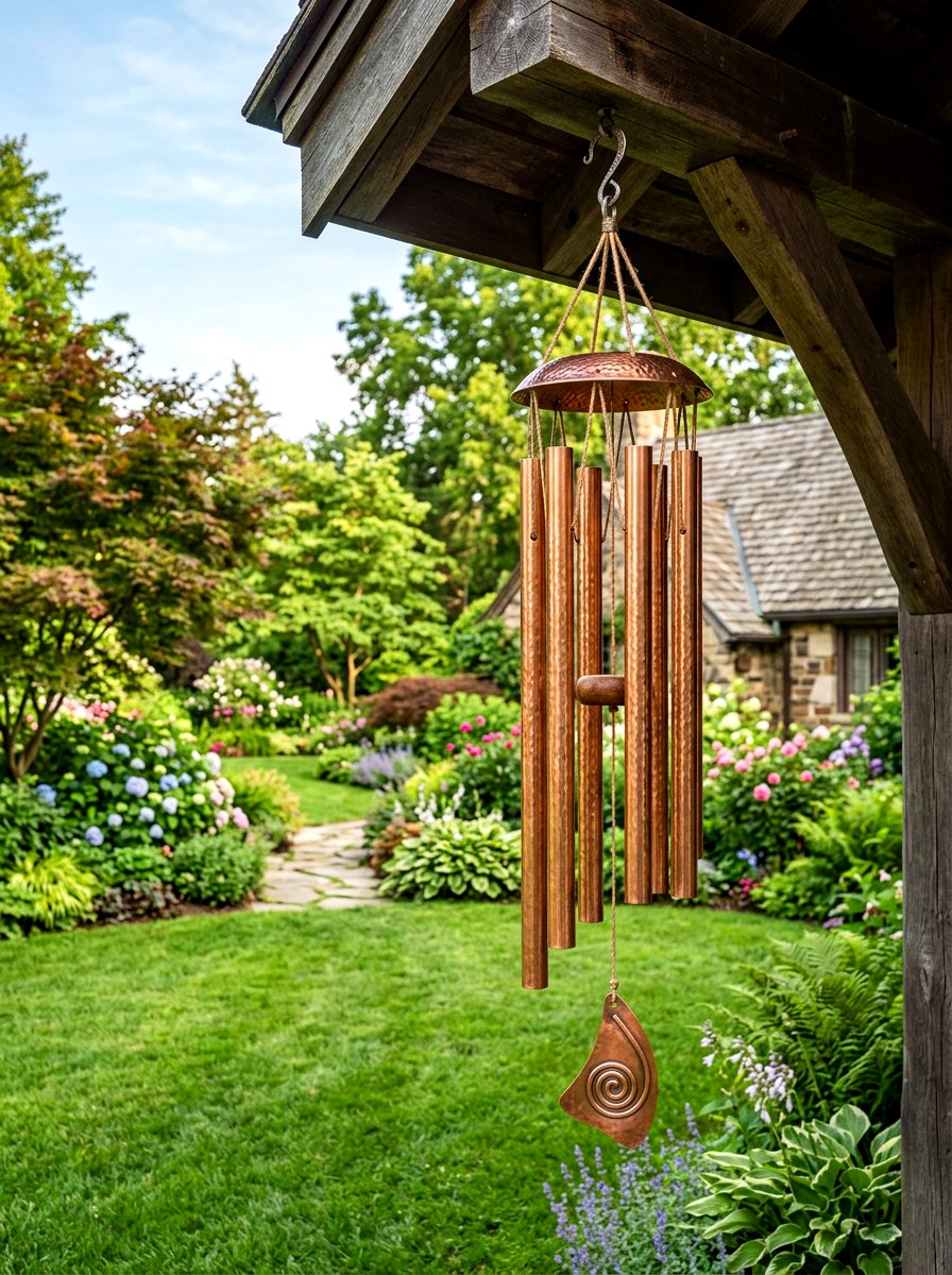 Outdoor Wind Chimes - 30 outdoor garden decor ideas