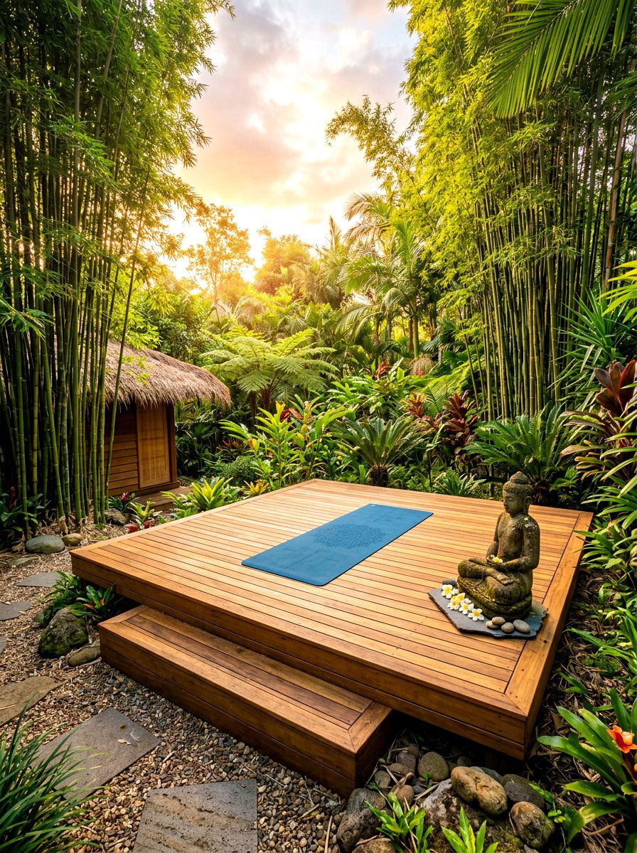 Outdoor Yoga Studio Space - 30 indoor outdoor living ideas