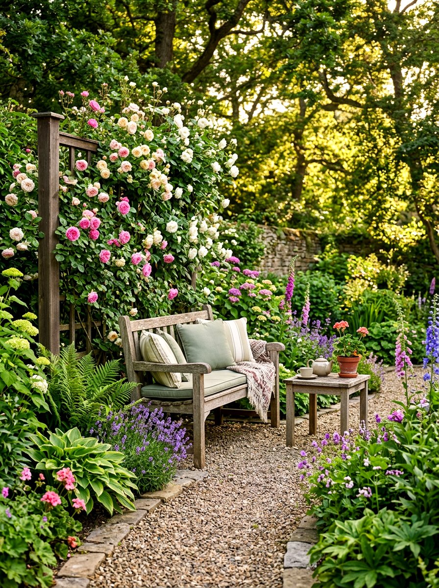 Outdoor garden nook - 30 book nook ideas