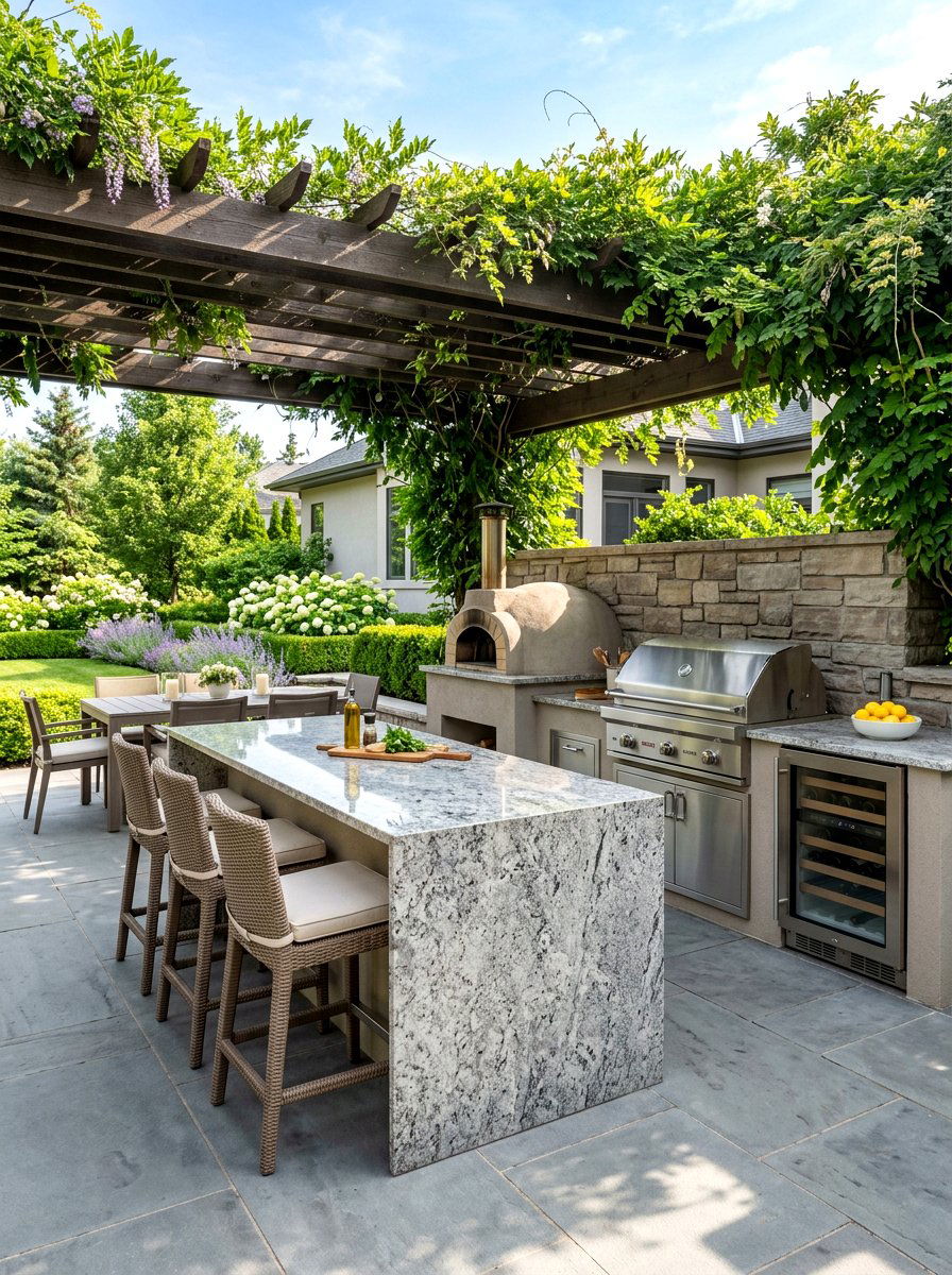 Outdoor kitchen - 30 luxury landscaping ideas