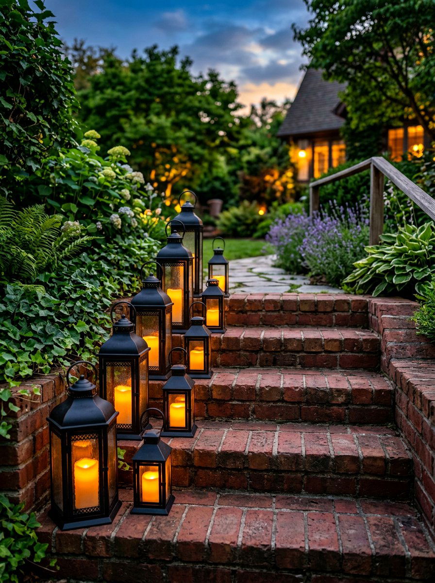 Outdoor lanterns - 30 charming stoop decor ideas