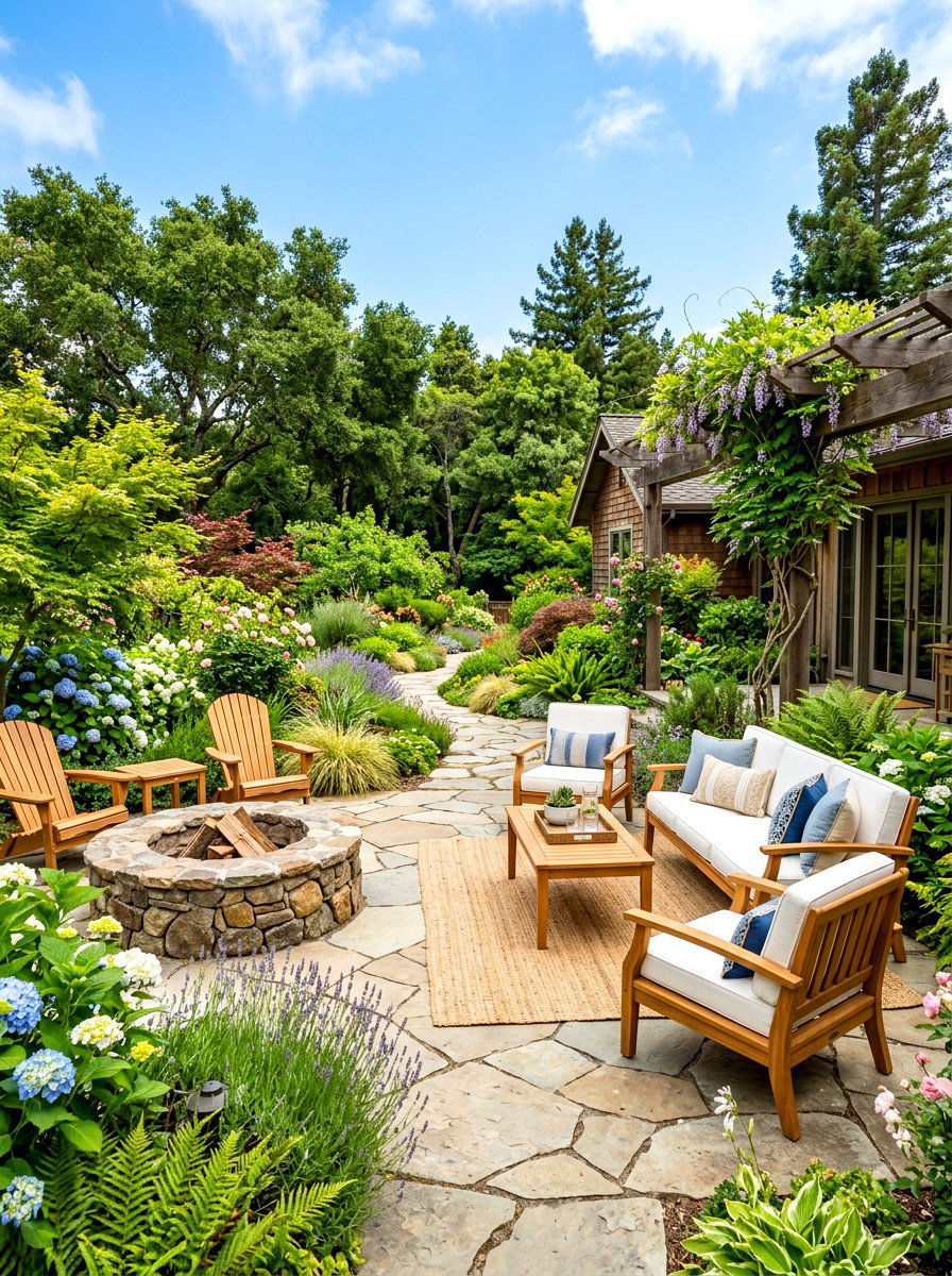 Outdoor living space - 30 slow living home ideas