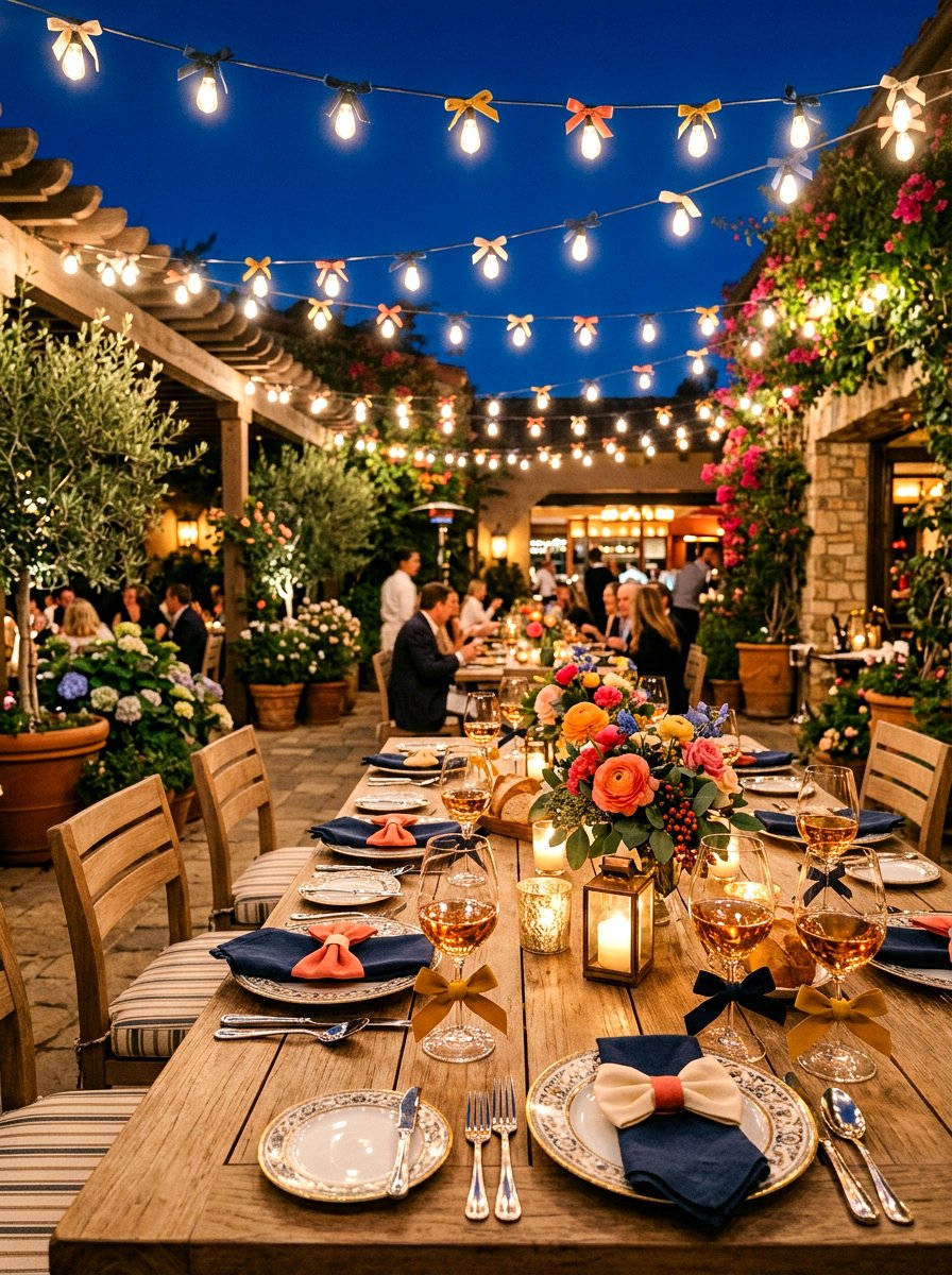 Outdoor patio bows - 30 bow decor ideas
