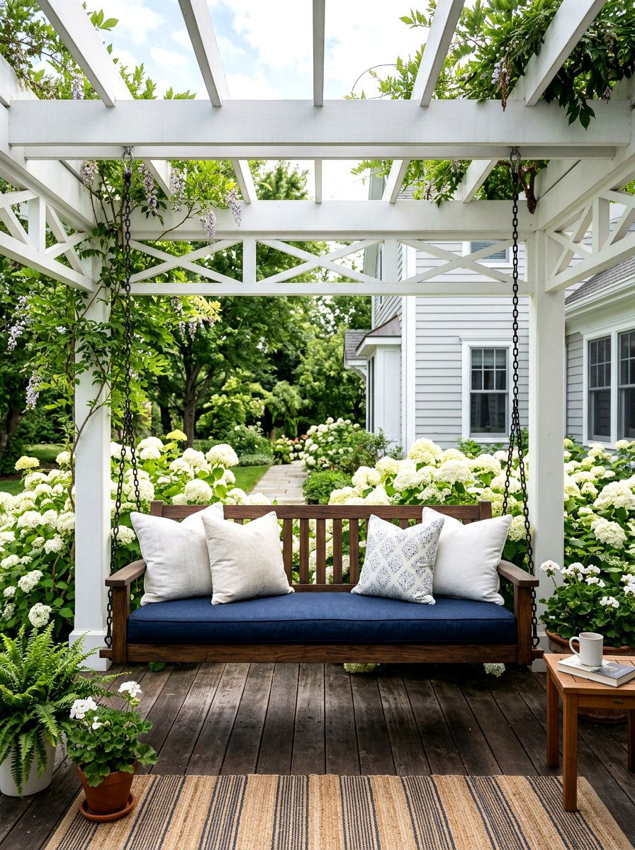 Outdoor porch swing - 30 patio furniture ideas