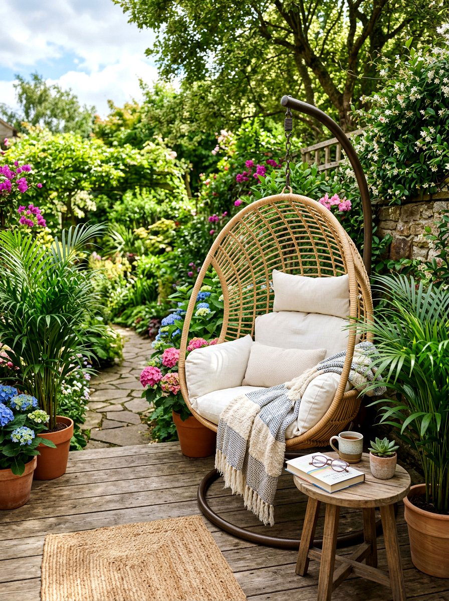 Outdoor reading nook - 30 backyard destination ideas