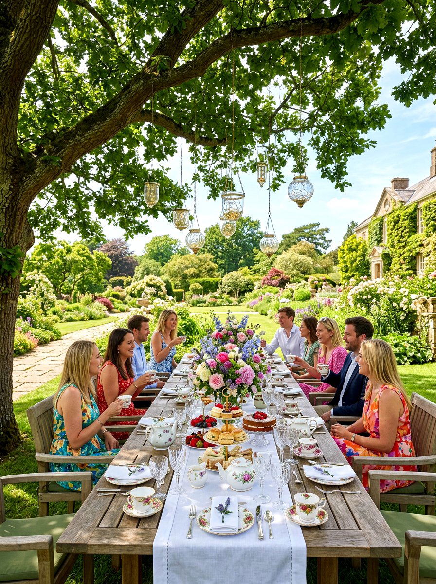 Outdoor tea party - 30 tea party table ideas