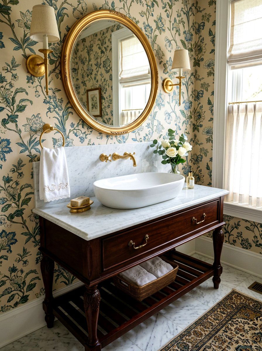 Oval vessel sink bathroom - 30 vessel sink bathroom ideas