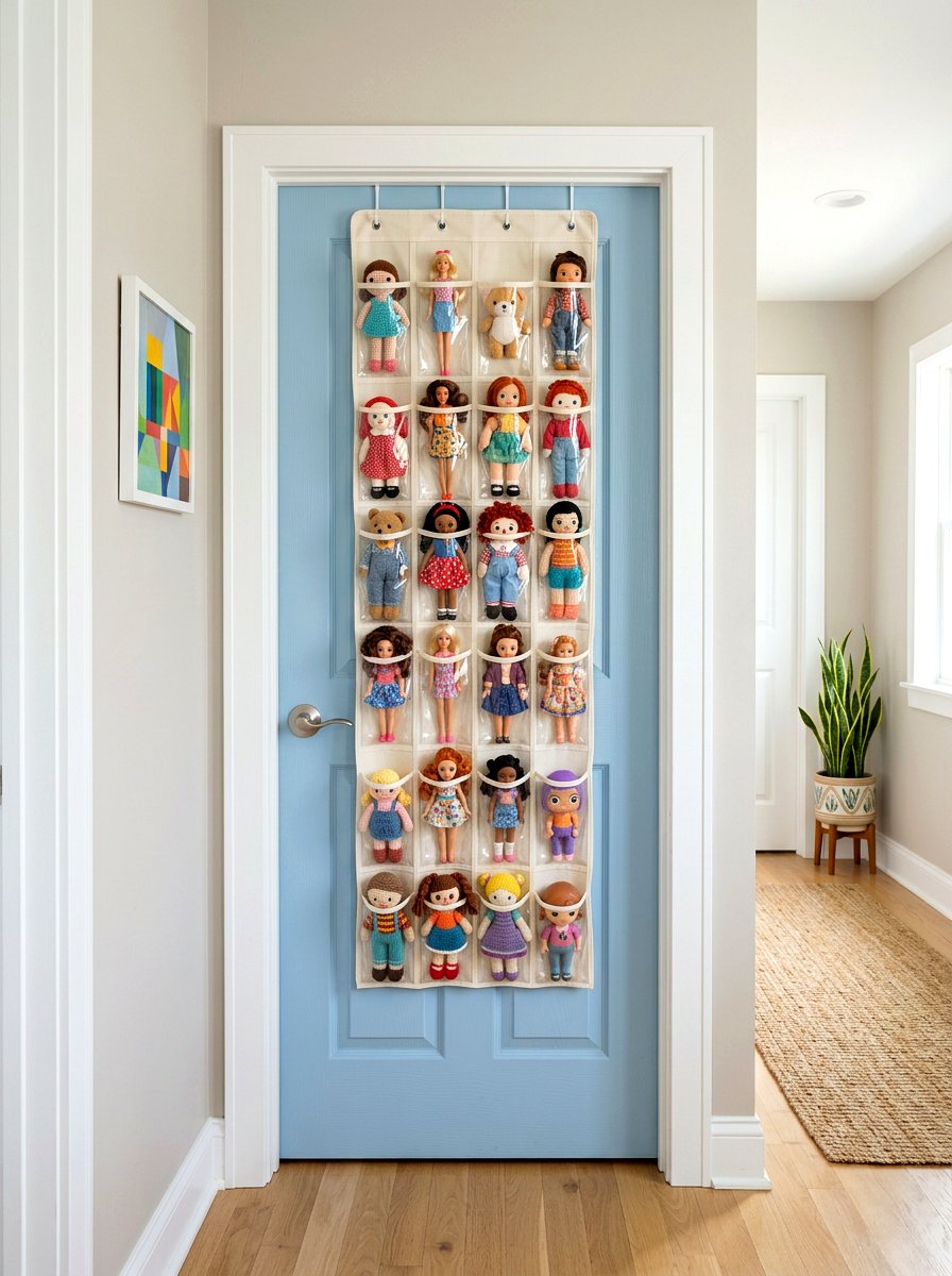 Over Door Organizer - 30 organizing kids toys ideas