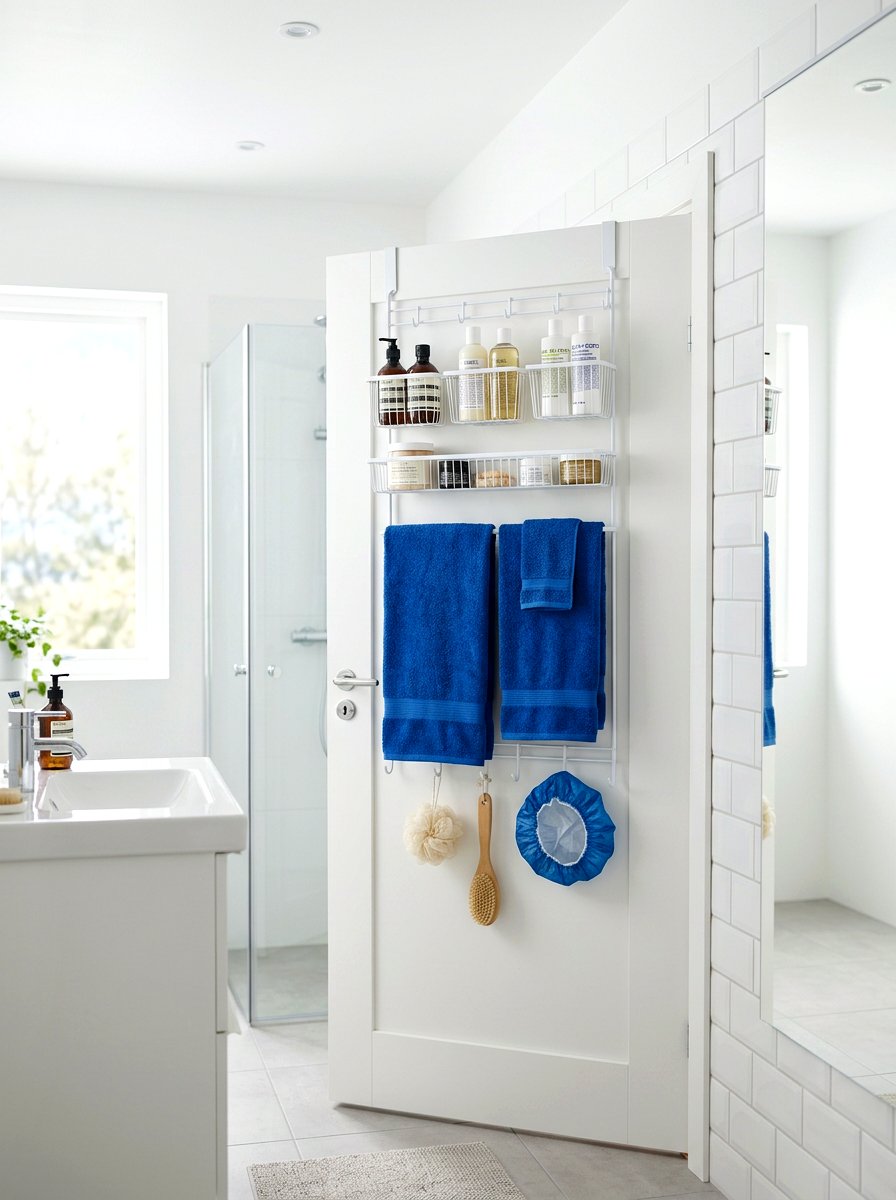 Over Door Rack - 30 modular apartment storage ideas