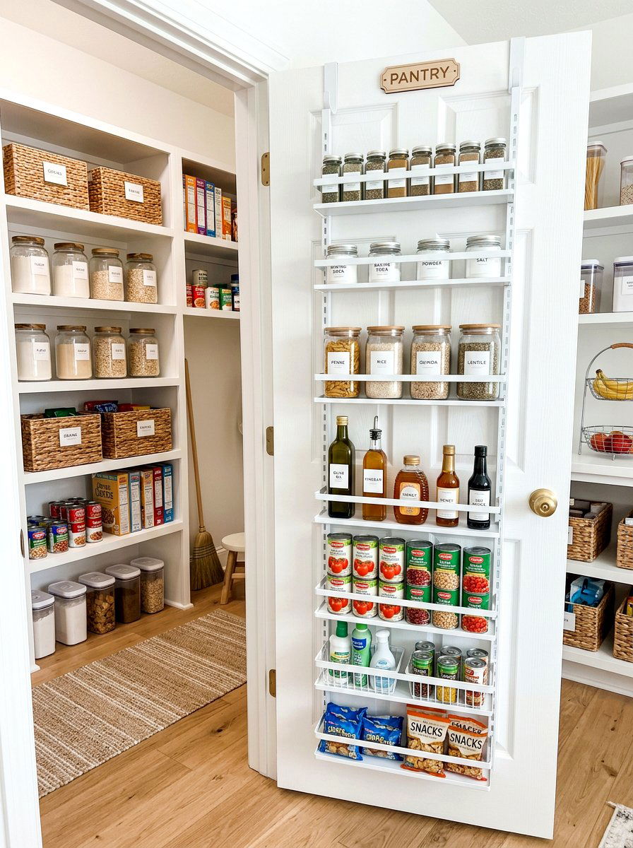 Over The Door Organizer - 30 small house decor ideas