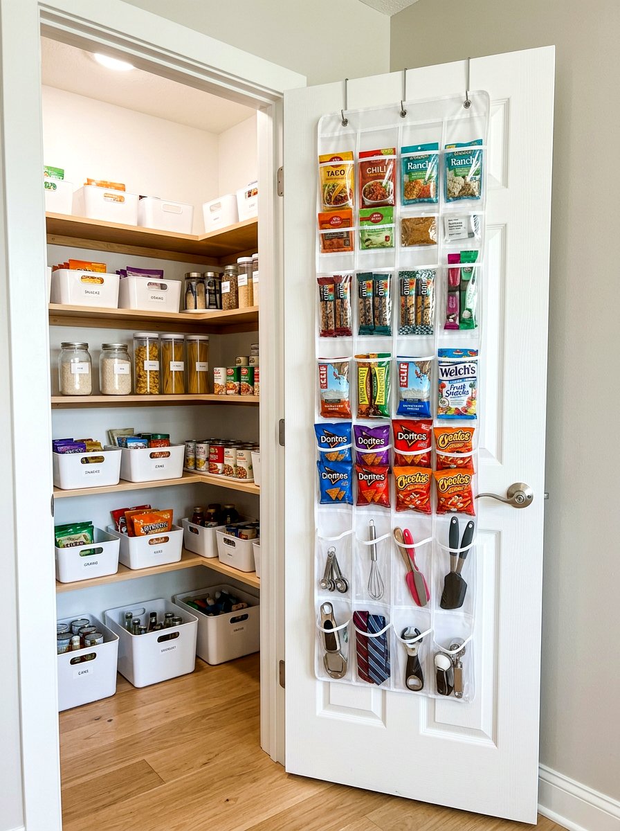 Over The Door Organizer - 30 smart storage home ideas