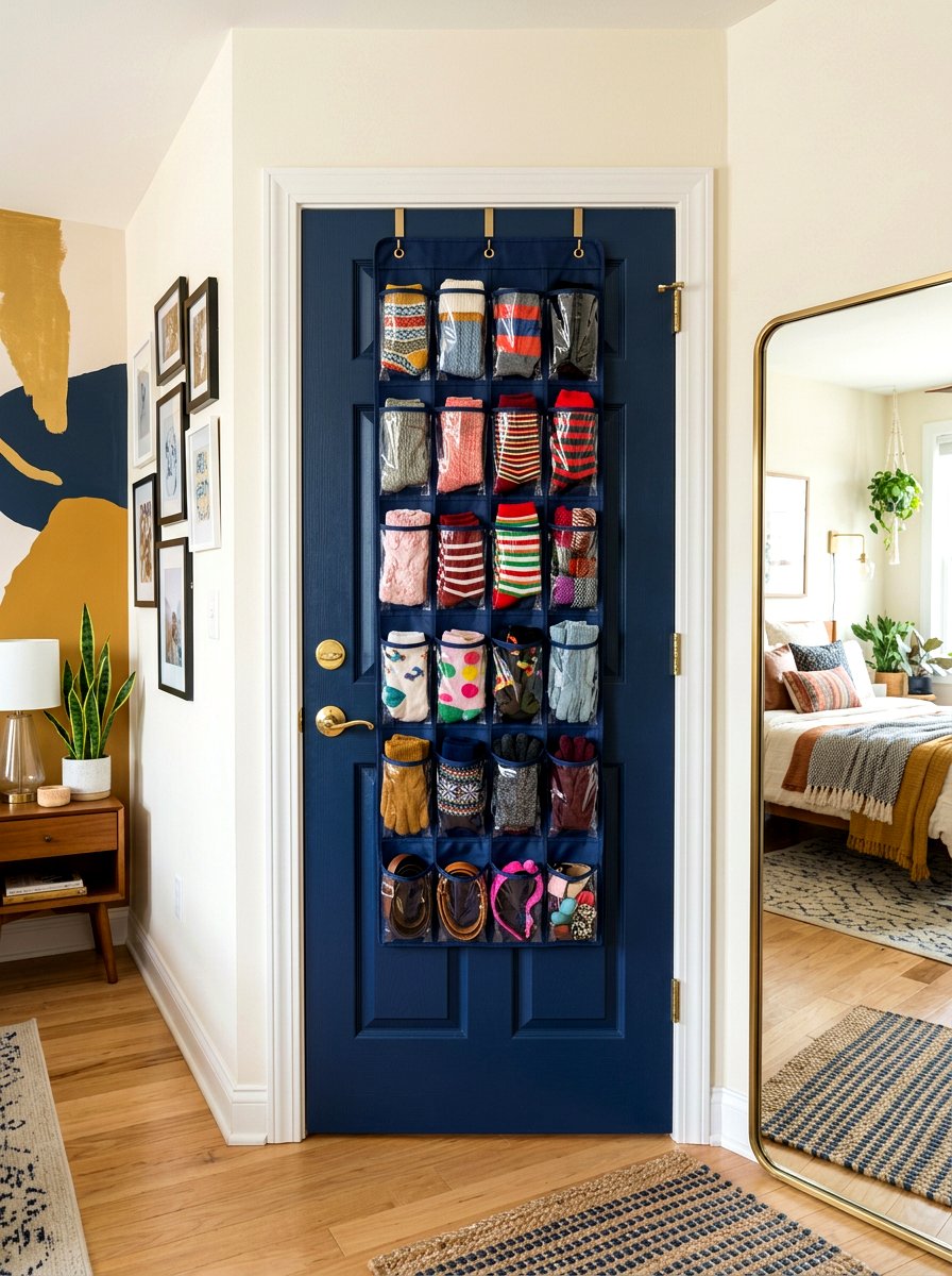Over The Door Organizers - 30 organizing seasonal decor ideas