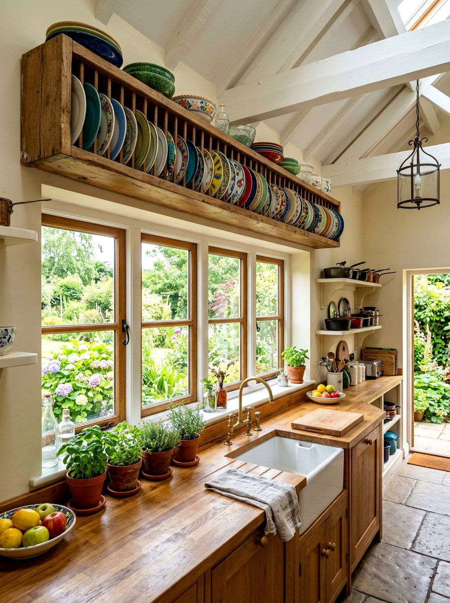 Over The Window Plate Rack - 30 plate rack wall ideas