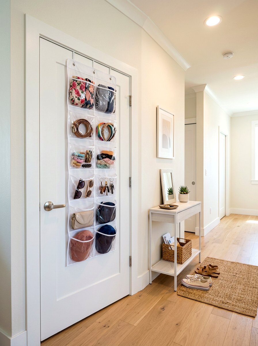 Over the door organizers - 30 small apartment storage ideas