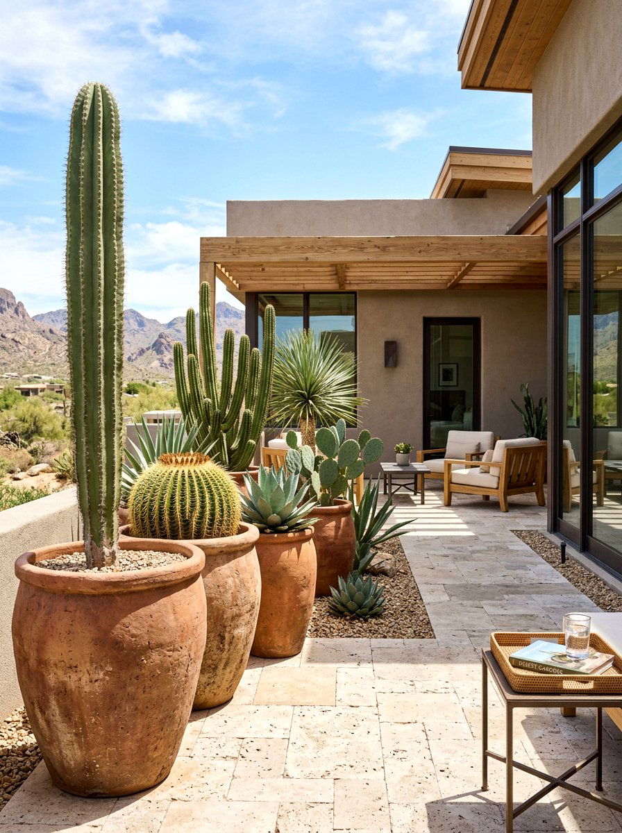 Oversized Clay Planters - 30 dune inspired decor ideas